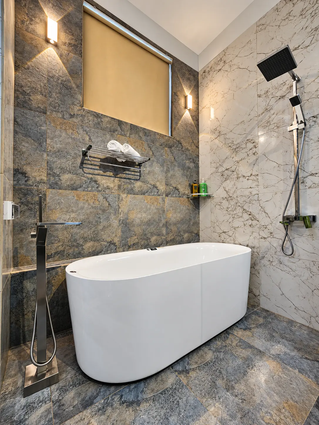 Premium bathtub bathroom interior property photography